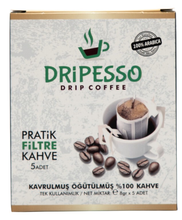 Dripesso Pratik Filtre Kahve 5�li istegelsin çoksüpermarket