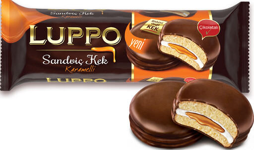 Luppo Sandviç Kek Karamelli 182 gr istegelsin market fiyatıyla gelsin